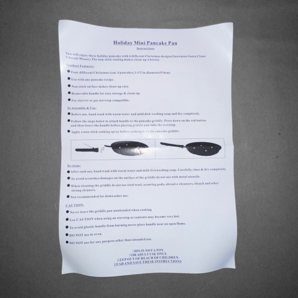 Holiday Mini Pancake Pan - Picture 2 of 3